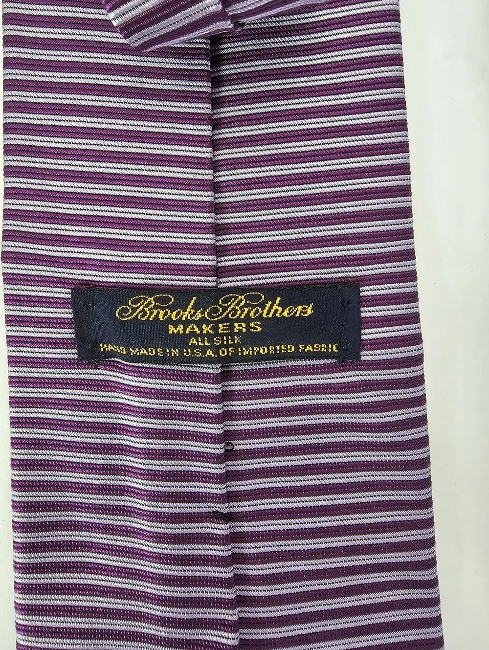 3 Brooks Brothers 100% Silk Tie Green Geometric Purple Stripe Blue Medallion